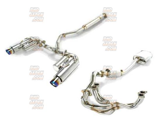APEXi Full Exhaust System with N1 Evolution Extreme Muffler M/T